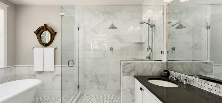 bathroom shower door installation in Spring Valley Lake